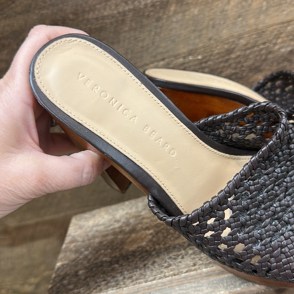 Veronica Beard Guadalupe Platform Sandal - Expresso Size 6 - Picture 4 of 7